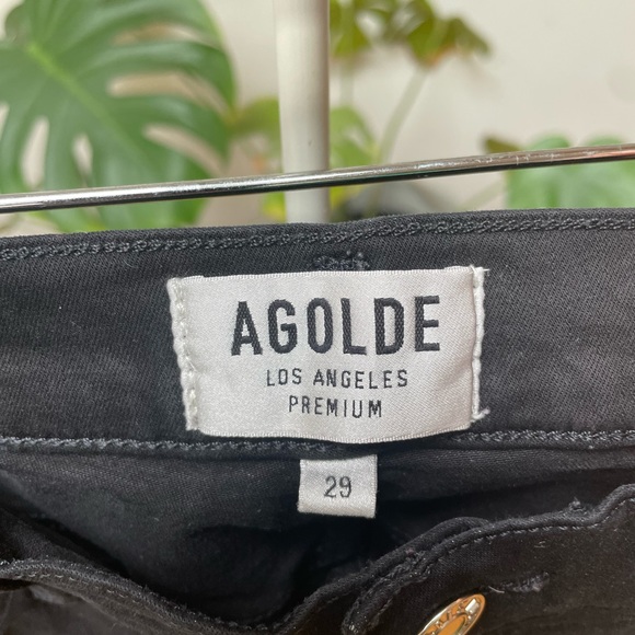 AGOLDE Filter Free Skinny Jeans - Black - Picture 5 of 9